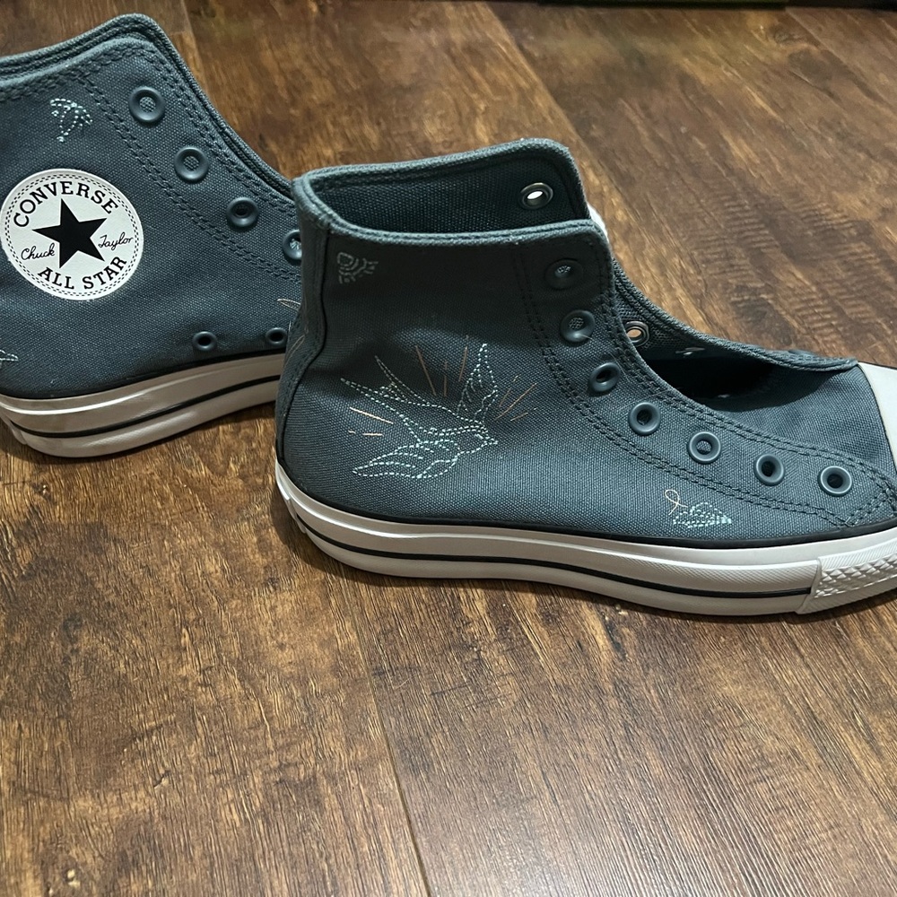 Converse Adult High-Top Sneakers - Gray